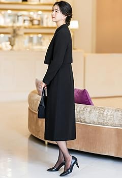 Amazon.co.jp: [ELENA] エレナ ロング丈 ブラックフォーマル